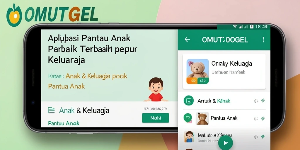 Antarmuka pengguna aplikasi OMUTOGEL untuk Pantau Anak.