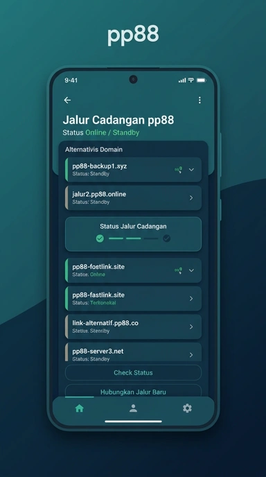 Tampilan link alternatif pp88