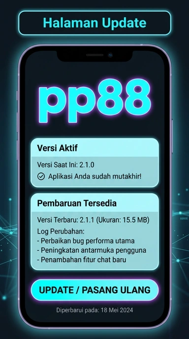 Tampilan riwayat versi pp88